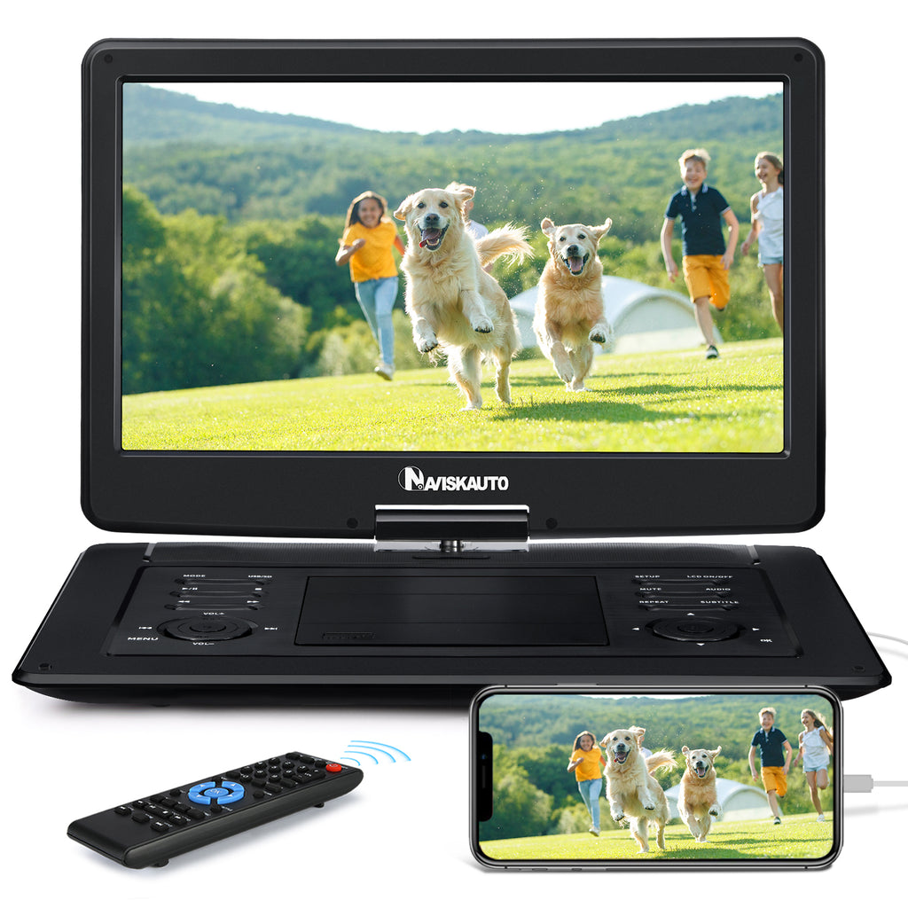 15.4 Portable Blu ray DVD Player Rechargeable Battery 1920X1080 HDMI  in/Out MP4
