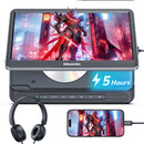 12" Full HD Screen Portable Car DVD Player Headrest Battery USB SD W/Headsets