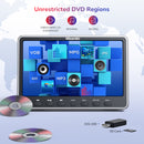 12" Suction Drive IPS Screen Car Headrest DVD Player with HDMI Input and Headphone