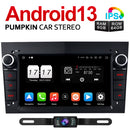 Pumpkin Android 13 Vauxhall Car Stereo for Zafira B/ Astra H/ Corsa D Radio Replacement with Camera