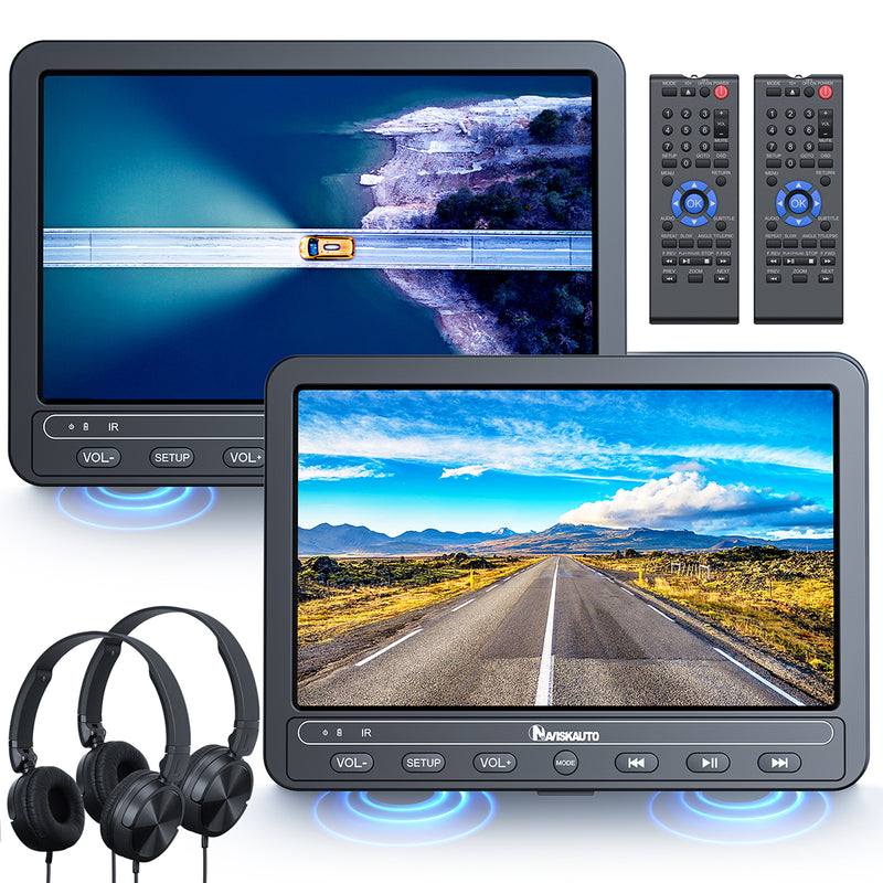 Dual Screen Portable DVD Player for Car