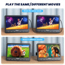 Dual Screen Portable DVD Player for Car